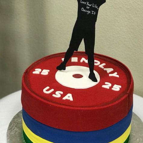 Olympic weightlifting Cake Olympic Cake, Weightlifting Cake, Olympic Weightlifting, Wedding Rehearsal Dinner, Love Your Life, Rehearsal Dinner, Rehearsal Dinners, Weight Lifting, Crossfit