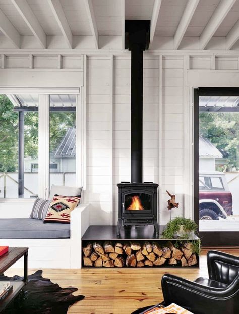 From classic and traditional to modern and eclectic, the design options are absolutely endless when it comes to modern fireplace design to create a cozy and comfortable living space. 💫 Whether you prefer the charm of a wood-burning stove or the convenience of an electric fireplace, there is a style and fireplace type to complement any home. #homedecor #homeinspiration #cozyliving #cozydecor #cozyroom #decor #decorideashome Wood Burning Stoves Living Room Ideas, Midcentury Fireplaces, Modern Living Room Ideas Luxury, Spanish Style Fireplace, Modern Fireplace Design, Modern Fireplace Ideas, Modern Farmhouse Fireplace, Wood Burning Stoves Living Room, Craftsman Fireplace