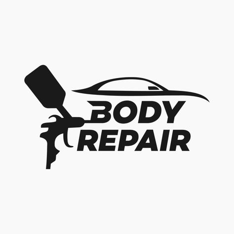 Painting Logo Design Ideas, Body Paintings, Garage Logo, Moto Logo, Automotive Logo Design, Painting Logo, Galaxy Theme, Auto Body Repair, Automotive Logo