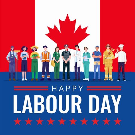 Labour Day Canada, Labor Day Pictures, King Frame, Flag Template, Canada Holiday, Balloon Background, Happy Canada Day, Framed Flag, United States Flag