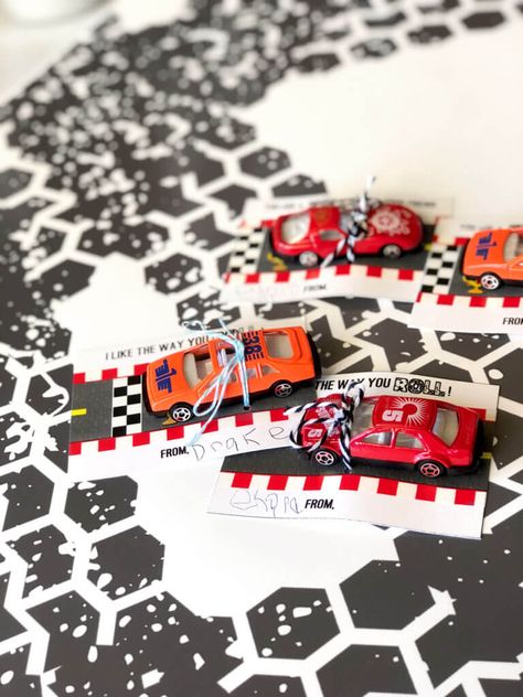 Monster Truck Valentines, Valentine Cards For School, Car Valentine, Valentines Party Food, Valentines Class Party, School Valentine Cards, Valentine's Party, Monster Truck Party, Monster Trucks Birthday Party