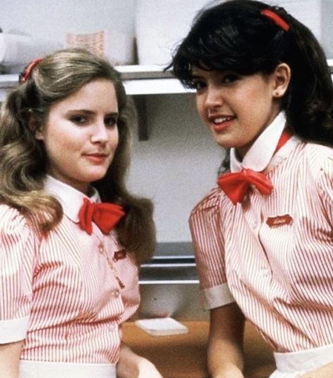 80s Waitress, 1982 Aesthetic, 80s America, Linda Barrett, Hollywood Bombshell, Fast Times At Ridgemont High, Jennifer Jason Leigh, 80’s Aesthetic, Waitress Uniform