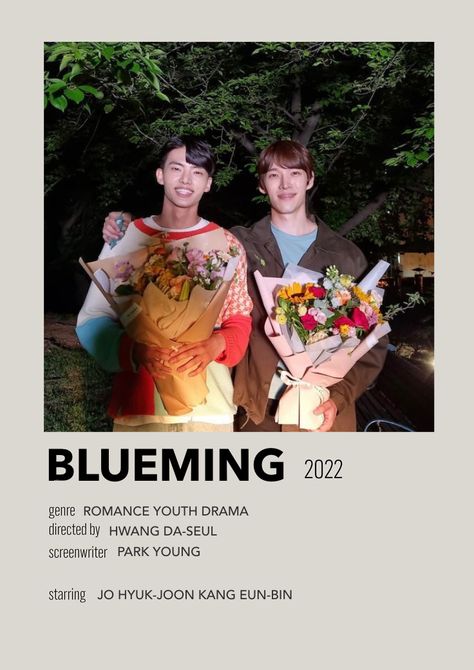 Blueming Kdrama, Movies Cinematography, Kdrama Poster, Gl Series, Movie Card, Watch Drama, Film Song, Film Posters Minimalist, Movies List