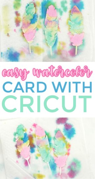 Today, I’m going to show you how to make an Easy Watercolor Card With Cricut. This is such a simple but beautiful card, perfect for any occasion or no occasion at all! #cricut #diecutting #diecuttingmachine #cricutmachine #cricutmaker #diycricut #diycricutprojects #cricutideas #cutfiles #svgfiles #diecutfiles #cricutideas #diycricutprojects #cricutprojects #cricutcraftideas Cricut Watercolor, Cards Watercolor, Beginner Crafts, Kids Watercolor, Watercolor Card, Watercolor Greeting Cards, Cricut Cards, Making Cards, Diy Cricut