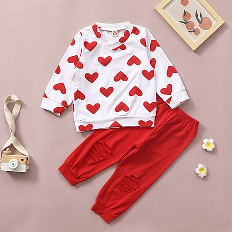 Fabric:Cotton; Sleeve Length:Long Sleeve; Look After Me:Machine wash; Gender:Girls'; Style:Basic,Active; Occasion:Daily Wear; Kids Apparel:Clothing Set; Age Group:Kids; Fit Type:Regular Fit; Pattern:Graphic; Design:Print; Front page:FF; Listing Date:03/24/2021; Bust:; Length [Bottom]:; Length [Top]:; Sleeve:; Waist: Girl Cardigan Outfit, Girls Jeans Outfit, Baby Clothes Boy, Cotton Pajama Shorts, Fall Suit, Ripped Pants, Floral Long Sleeve Shirt, Girls Heart, Fall Baby Clothes