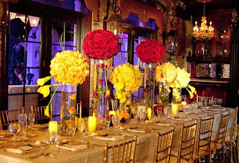 Yellow Wedding Decorations, Yellow Wedding Colors, Yellow Wedding Theme, Royal Table, Firefighter Wedding, Quinceanera Planning, Red Wedding Theme, Yellow Theme, July Wedding