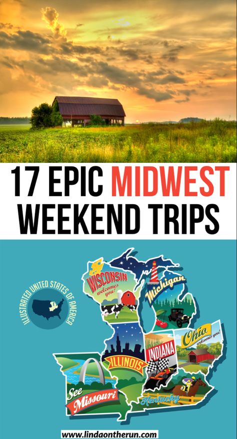 Road tripping in the USA? Here are 17 epic midwest weekend getaways| Weekend getaways in the midwest| romantic getaways in the midwest| midwest vacation spots #midwest #usa #romantic #travel Winter Vacation Packing, Winter Vacation Packing List, Midwest Weekend Getaways, Midwest Travel Destinations, Midwest Vacations, Midwest Road Trip, Vacation Packing List, Vacations In The Us, Road Trip Places