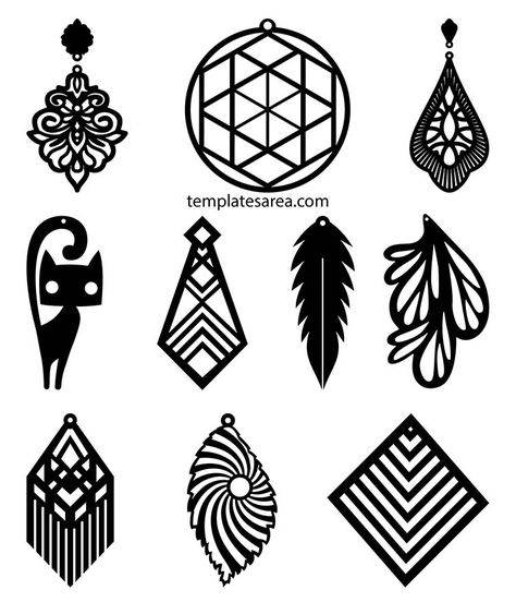 Free SVG Earring Templates for Cricut and Other Digital Craft Ma Free Earrings Svg Files For Cricut, Cricut Wood Earrings Svg Free, Cricut Earings Diy, Faux Leather Earrings Template Free Cricut, Glowforge Earrings Svg Files, Svg Earring File Free, Cricut Earrings Diy Free Svg, Jewelry Template Free Printable, Leather Earrings Cricut Svg Free