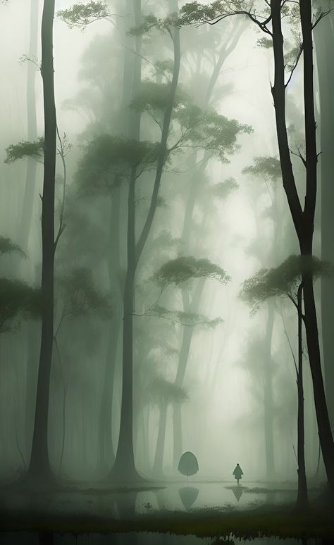 Forest Sketch, Forest Drawing, Arte Peculiar, Forest Background, Foggy Forest, Forest Illustration, Mystical Forest, Misty Forest, Fantasy Forest