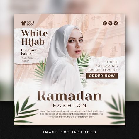 PSD ramadan fashion sale social media in... | Premium Psd #Freepik #psd #islamic-social-media #ramadan-social-media #hijab-woman #hijab Ramadan Fashion, Ae Tutorial, Hijab Design, About Ramadan, Egypt Tattoo, Hijab Designs, Islamic Post, Design Moodboard, Social Media Poster