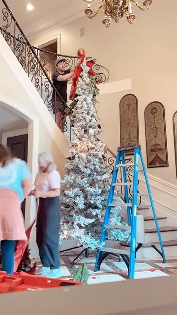 John Mark Sharpe on Instagram: "What goes up at Christmas, must come down 😢" John Mark Sharpe Christmas Tree, John Mark Enterprises Christmas, Christmas Tree Decorations Ribbon, Backyard Pavilion, December 30, Christmas 2023, Go Up, Tree Decorations, Christmas Tree Decorations