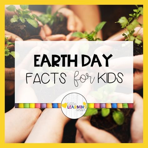 37 Fun Earth Day Facts for Kids If you need activities and fun Earth Day facts to share with your kids, you've found the perfect place.&nbsp; Welcome! Earth day may not be what most of us think Earth Day Facts For Kids, Earth Day Kids Activities, Free Earth Day Activities, Earth Day Facts, Facts About Earth, Classroom Science, Earth Day Activities, Girl Scout Ideas, Affirmations For Kids