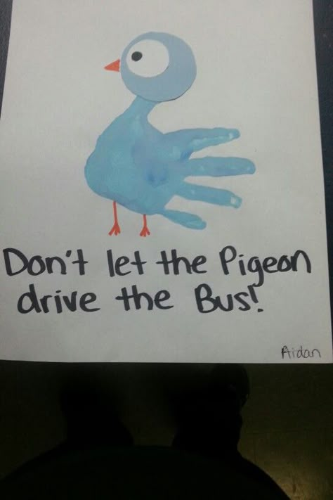 Dont let the Pigeon drive the bus Mo Willems Author Study, Mo Williams, Pigeon Drive The Bus, Pigeon Books, Bus Crafts, Transportation Crafts, Preschool Planning, Author Study, K Crafts