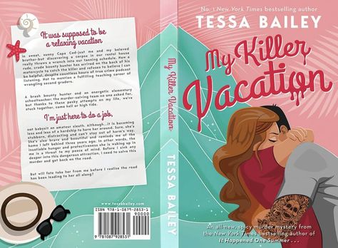 My killer vacation Tessa Bailey My Killer Vacation Tessa Bailey, My Killer Vacation, Ya Book Covers, Tiny Library, Mini Books Diy, Tessa Bailey, Mini Bookshelf, Books Diy, Book Cover Diy