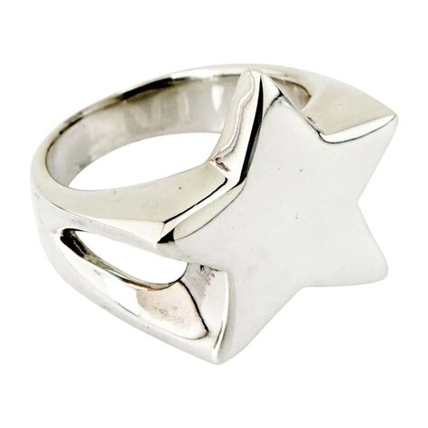 Silver Star Ring, 00s Mode, Rings Sterling Silver, Mia 3, Dope Jewelry, Funky Jewelry, Mens Silver Rings, Star Ring, Sterling Silver Mens