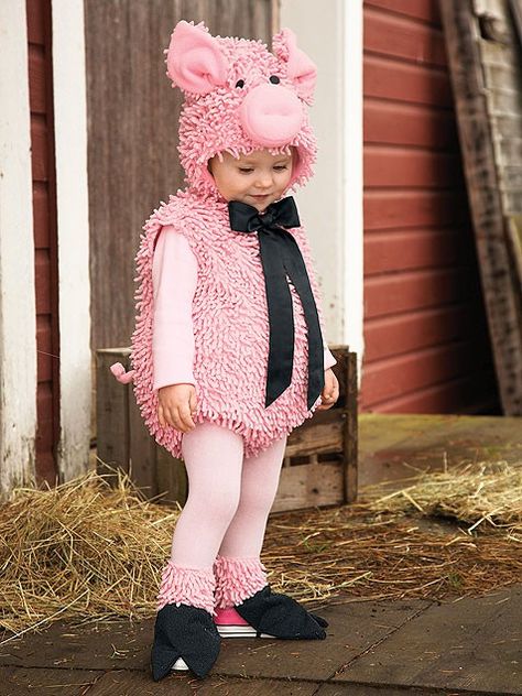 Hog Heaven Pig Halloween Costume, Geek Outfit, Pig Costume, Pig Halloween, Costume Carnaval, Pig Costumes, Baby Kostüm, Diy Kostüm, Toddler Halloween Costumes