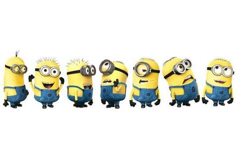 Minion Line up Minion Background, Banana Minion, Diy Minion Costume, Minion Classroom, Minion Humour, Minion Face, Diy Minions, 3 Minions, Minions Fans