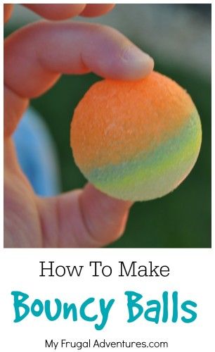 How to Make Homemade Bouncy Balls for Kids (That really bounce!) - My Frugal Adventures Homemade Bouncy Balls, Arts And Crafts For Toddlers, Diy Fidget Spinner, Cool Crafts For Kids, Colorful Crafts, Bored Kids, Diy Unicorn, Quick And Easy Crafts, Travel Crafts