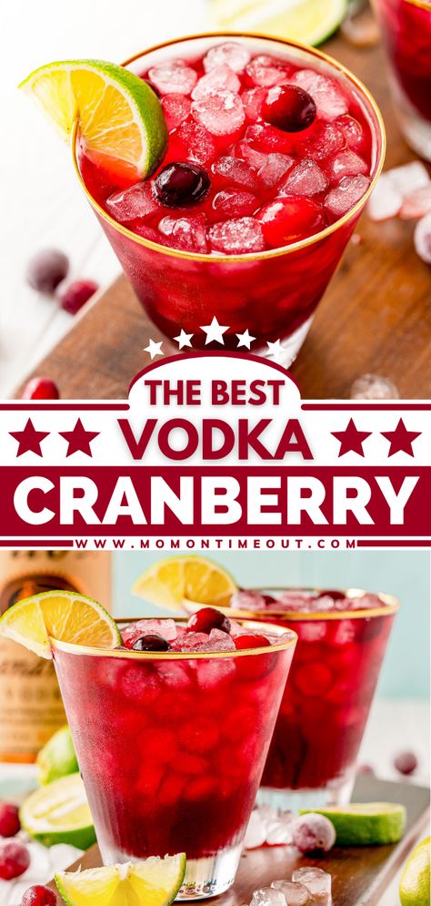 Vodka Cranberry Cocktail – Cape Cod Drink Alcoholic Cranberry Drinks, Cape Cod Drink Cocktails, Cranberry And Vodka Recipes, Cranberry Vodka Christmas Cocktail, Vodka Cocktails Cranberry, Cranberry Spritzer Cocktails, Cranberry Drinks Alcohol, Cranberry Alcoholic Drinks, Cranberry Vodka Recipe Cocktails