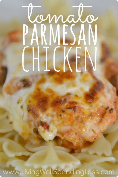 Duck Dishes, Tomato Parmesan, Parmesan Recipe, Table D Hote, Chicken Entrees, Chicken Steak, Parmesan Chicken, Chicken Main Dishes, Freezer Cooking