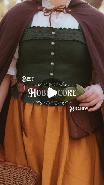 Hobbit Ren Faire Outfit, Hobbitcore Outfits, Hobbit Inspired Outfits, Hobbit Women, Hobbit Outfit, Hobbit Fashion, Hobbit Aesthetic, Ren Faire Outfits, June 15