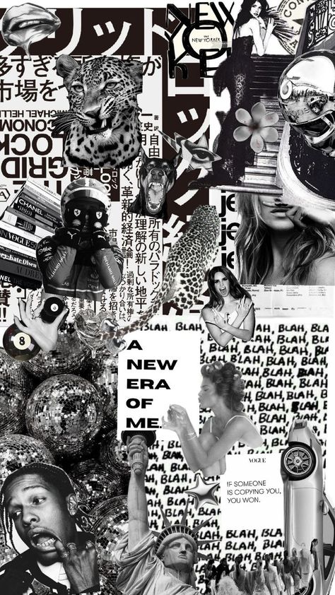 Black And White Collage Aesthetic, Collage Template Aesthetic, Black And White Aesthetic Collage, Color Collage, Collage Template, Black And White Aesthetic, Aesthetic Collage, White Aesthetic, New Yorker