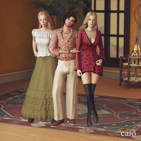 Sims 4 Caio Cc, 70s Sims 4, Sims 4 1960s Cc, Sims 4 70s Cc, Sims 4 Mm Cc, Save File, Sims 4 Mm, Sims 4 Cc Finds, Ts4 Cc