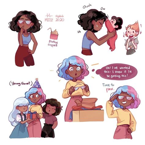 Monica Marvel 鍾佳恬’s Instagram post: “Human Garnet after about 2 weeks for being inactive in uploading(that’s what I’m good at)  #garnetstevenuniverse #rubystevenuniverse…” Su Sapphire, Su Jasper, Monica Marvel, Su Garnet, Sapphire Su, Su Pearl, Sapphire Steven Universe, Pearl Su, Amethyst Su