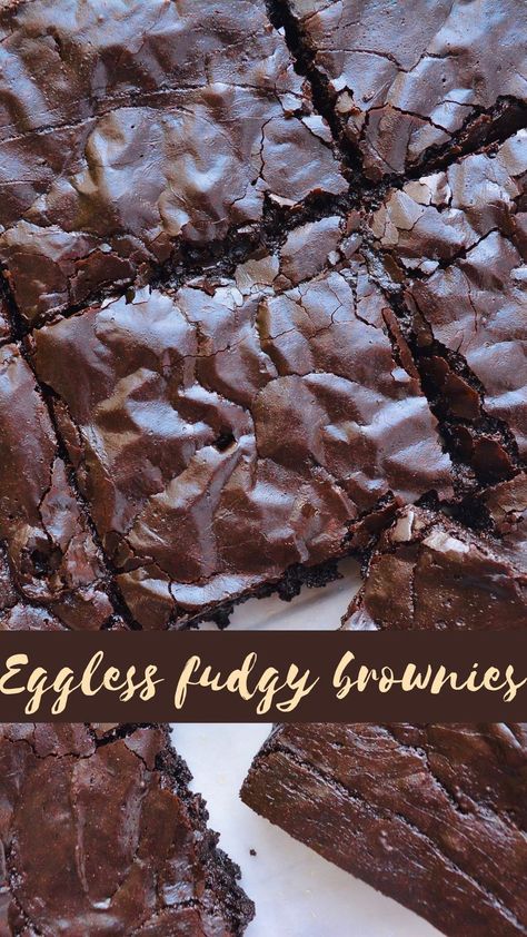 CrummiestDreams’s Instagram video: “Eggless fudgy brownies🤤🤤 This crinkle top fudgy brownies tastes so good!! And it only takes few ingredients to make 😮 Do try it and let us…” Eggless Fudge Brownie Recipe, Crinkle Top Brownies, Eggless Brownie Recipe, Brownie Recipe Video, Brownie Desserts Recipes, Fudge Brownie Recipe, Fudgy Brownie Recipe, Cake Recepies, Eggless Desserts