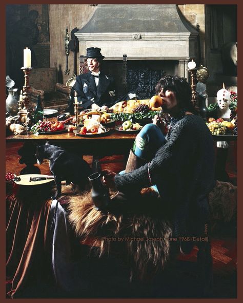 Banquet 55 Years Ago - From the famous Michael Joseph album cover shooting for "The Rolling Stones - Beggars Banquet" at Swarkestone Manor in June 1968 Glimmer Twins, Beggars Banquet, Keith Richards, Rock Legends, Girls Rock, Rolling Stones, Album Covers, Rock And Roll, Phone Wallpaper