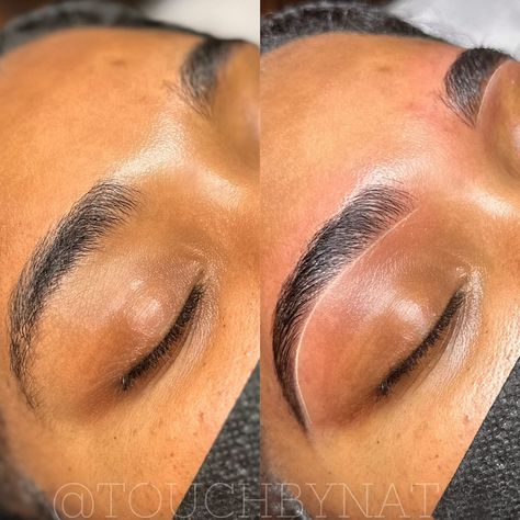 Natural Laminated Brows, Natural Brow Lamination, Lamination Brows, Eyebrow Inspiration, Brow Lamination And Tint, Laminated Brows, Throbbing Headache, Brow Studio, Brow Stylist