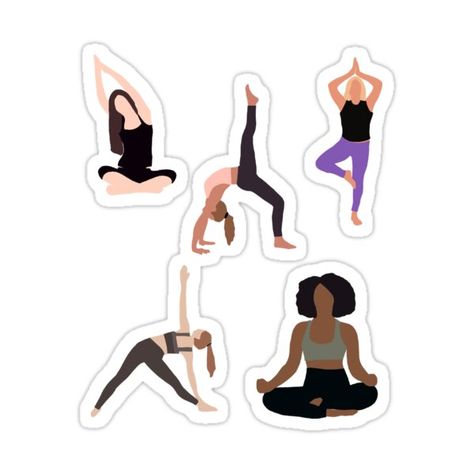 Health Stickers, Yoga Stickers, Yoga Girls, Vision Board Examples, Kitty Party Games, Cute Birthday Pictures, Teacher Stickers, Anime Jokes, Cat Party