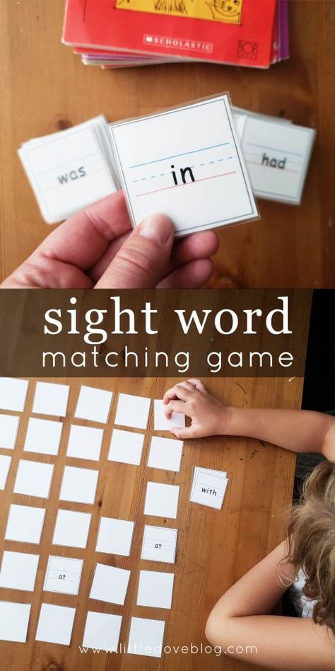 Sight Word Dice Game, Sight Word Memory Game, Free Sight Word Printables, Sight Word Matching, Word Matching Game, Sight Word Printables, First 100 Sight Words, 100 Sight Words, Two Letter Words