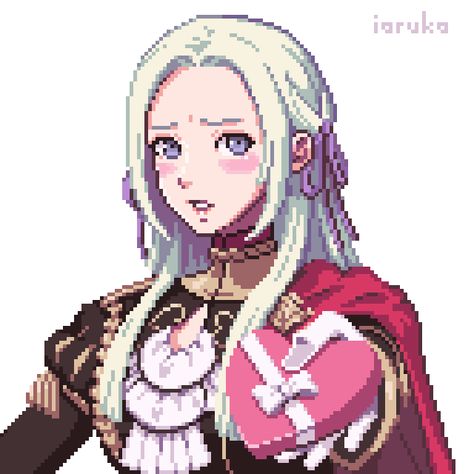 Edeleth Valentine's Day | Fire Emblem: Three Houses | Know Your Meme Fe3h Edelgard, Fire Emblem Three Houses, Video Game Fan Art, Fire Emblem Characters, Black Eagle, Fire Emblem Heroes, Three Houses, Know Your Meme, Cup Of Tea