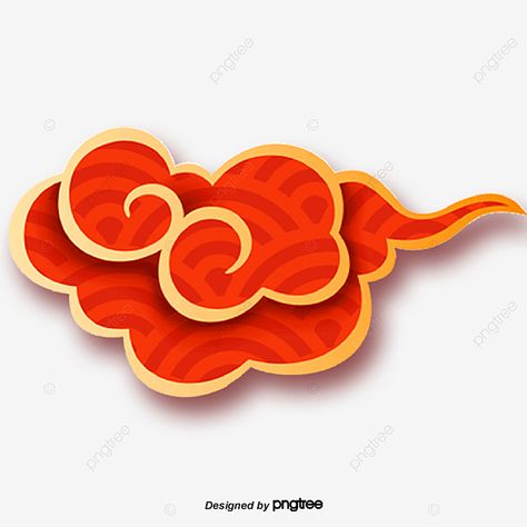 Japanese Cloud Tattoo, Chinese Vector, Dialogue Bubble, Shamrock Tattoos, Chinese Style Design, Chinese Background, Chinese Crafts, Chinese New Year Design, Desain Buklet