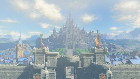 We Asked Our Staff What ONE SPECIFIC Change They Want to See in Breath of the Wild 2 - Zelda Dungeon Calamity Ganon, Zelda Video Games, Hyrule Castle, Zelda Breath Of The Wild, Game Props, Castle Designs, Zelda Art, Ocarina Of Time, Legend Of Zelda Breath