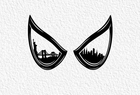 Spiderman Eyes Tattoo, Tv Series Tattoo Ideas, Jason Todd Tattoo Ideas, Spiderman Tattoo For Guys, Minimalist Spiderman Tattoo, Spiderman Eyes, Spider Man Eyes, Spider Man Tattoo, Tattoo Homme