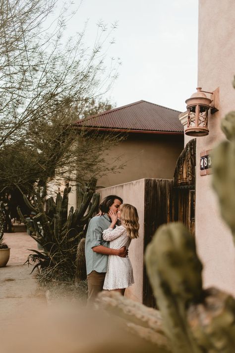 MORGAN + HIRAM // COLORFUL TUCSON ENGAGEMENTS Tucson Engagement Photos, Engagement Photos Downtown, Colorful Homes, Engagement Pic, Brooklyn Nine Nine, How I Met Your Mother, I Meet You, Photography Inspo, My Wedding