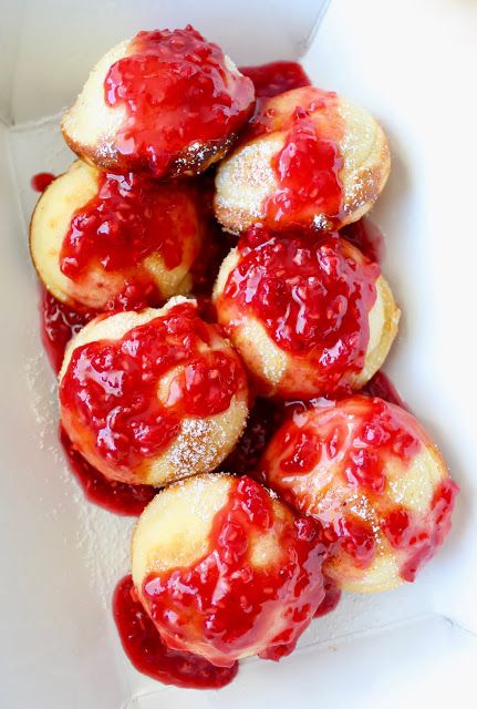 Ableskivers Recipe, Abelskiver Recipes, Aebleskiver Filling, Cream Cheese Filled Pancakes, Ebelskiver Recipe Easy, Gluten Free Ebelskiver Recipe, Ebelskiver Pan Recipes, Aebleskiver Pan Recipes, Pillsbury Raspberry Cream Cheese Danish