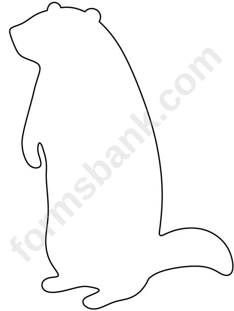 Groundhog Template printable pdf download Groundhog Template Free Printable, Groundhog Template, Paper Art Templates, Template Free Printable, Art Templates, Pdf Templates, Art Template, Templates Printable Free, Templates Downloads