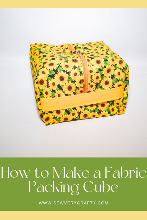 Learn to make this simple Fabric packing cube for all of the small things you need to pack at home or on the road. This is a fun and functional sewing prject that nayone with basic sewing skills can make. Create your own sewing pattern with this tutorial so let's get started. Diy Jeans Crafts, Crochet Throw Pattern, Simple Fabric, Folded Fabric Ornaments, Cube Pattern, Basic Sewing, Sewing Crafts Tutorials, Bracelets Handmade Diy, The Small Things