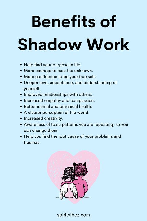 Benefits of Shadow Work Shadow Work Benefits, Benefits Of Shadow Work, Shadow Work Spiritual Journal Prompts, How To Start Shadow Work For Beginners, How To Start Shadow Work, Shadow Work Quotes, What Is Shadow Work, Work Exercises, Shadow Work Journal Prompts