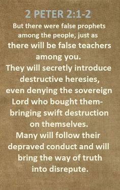 2 Peter 2:1-3 God's Eyes, John 8, Prayer Requests, False Prophets, 2 Peter, Dark Arts, Spiritual Thoughts, Daily Prayers, Bible Facts