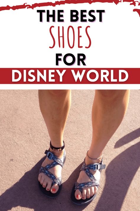 Best Shoes to Wear to Disney World: Sandals, Sneakers, and Flip-Flops (2023) Shoes To Wear To Disney, Best Shoes For Disney World, Disney World Family Vacation, Wear To Disney World, Disney Vacation Outfits, Disney World Packing, Disney World Secrets, Yoga Sling, Disney World Vacation Planning