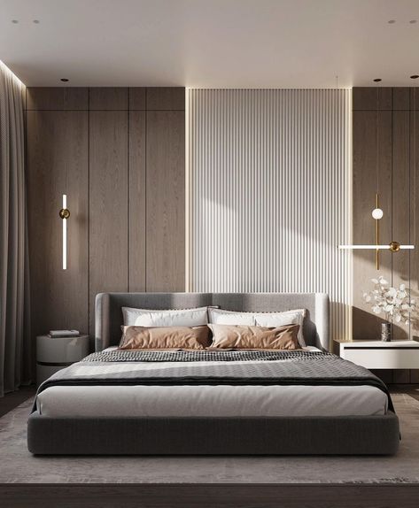 Master Room, Modern Bedroom Design, Modern Bedroom, Bedroom Interior, Contemporary Style, Bedroom Design, House Interior, Exterior, Hotel