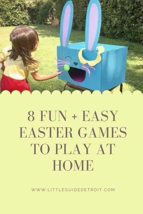 Easter Games For Kindergarten, Easter Yard Games, Diy Games For Preschoolers, Easter Outside Games, Easter Games Preschool, Toddler Easter Games, Fun Easter Games For Kids, Easter Games For Family Indoor, Easter Fair Ideas