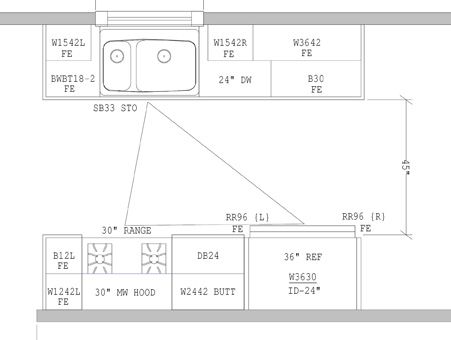 Galley Kitchen Dimensions, Kitchen Blueprints, Electric Fireplace With Mantel, Kitchen Galley, Kitchen Work Triangle, Kitchen Island Dining Table, Brick Cottage, Work Triangle, Building An Addition