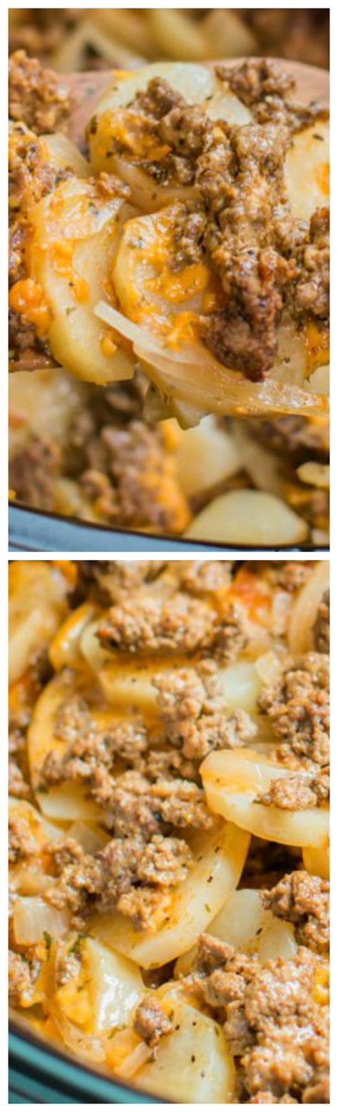 Beef And Potato Au Gratin, Recipes Hamburger Meat, Augratin Potatoes, Potato Au Gratin, Recipes Hamburger, Hamburger Meals, Potatoes Au Gratin, Beef And Potatoes, Turkey Meat