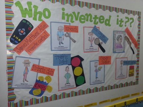 Black #inventors #bulletinboard! #Blackhistory! Who invented it? #February! Inventor Bulletin Board Ideas, Black Inventors Bulletin Board, Boards Door, History Bulletin Boards, American History Projects, Black Inventors, African American Inventors, African American History Month, Nasa History