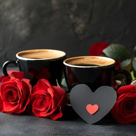 Valentine's Day Recipes, Coffee Aesthetic, Sensory Experience, Me Quotes Funny, Good Morning Coffee, Morning Ritual, Valentines Day Decorations, Rose Flowers, Coffee Art